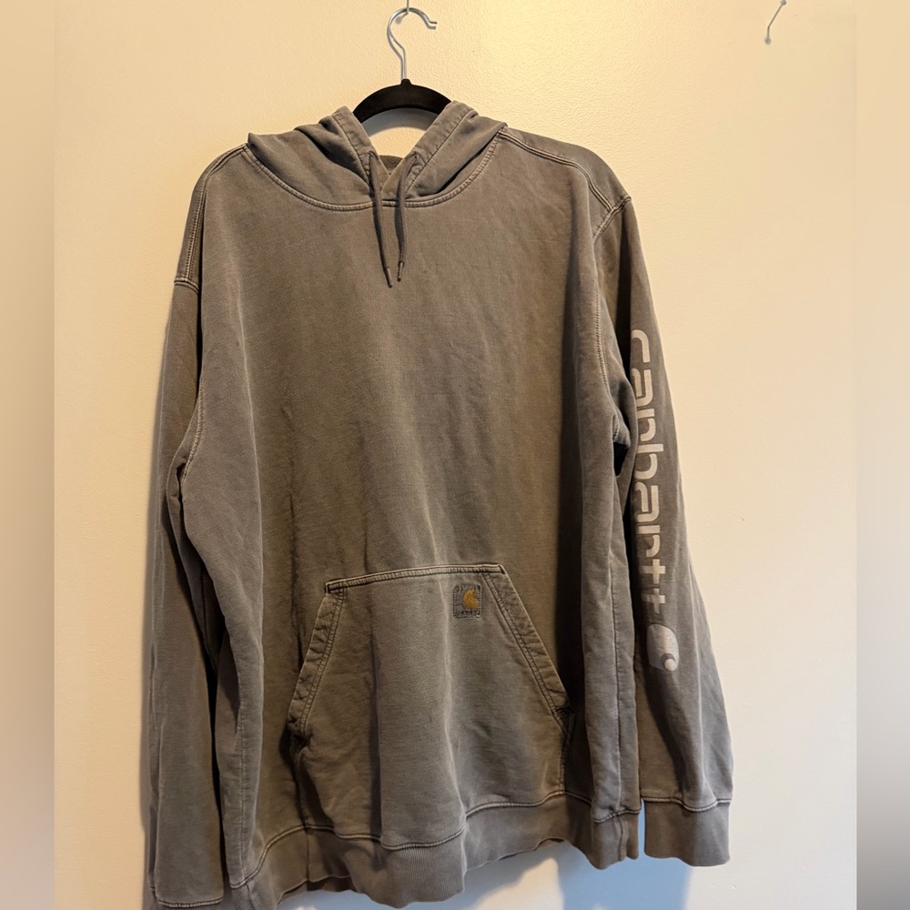 Carhartt Relaxed Fit Charcoal Light Weight Hoodie